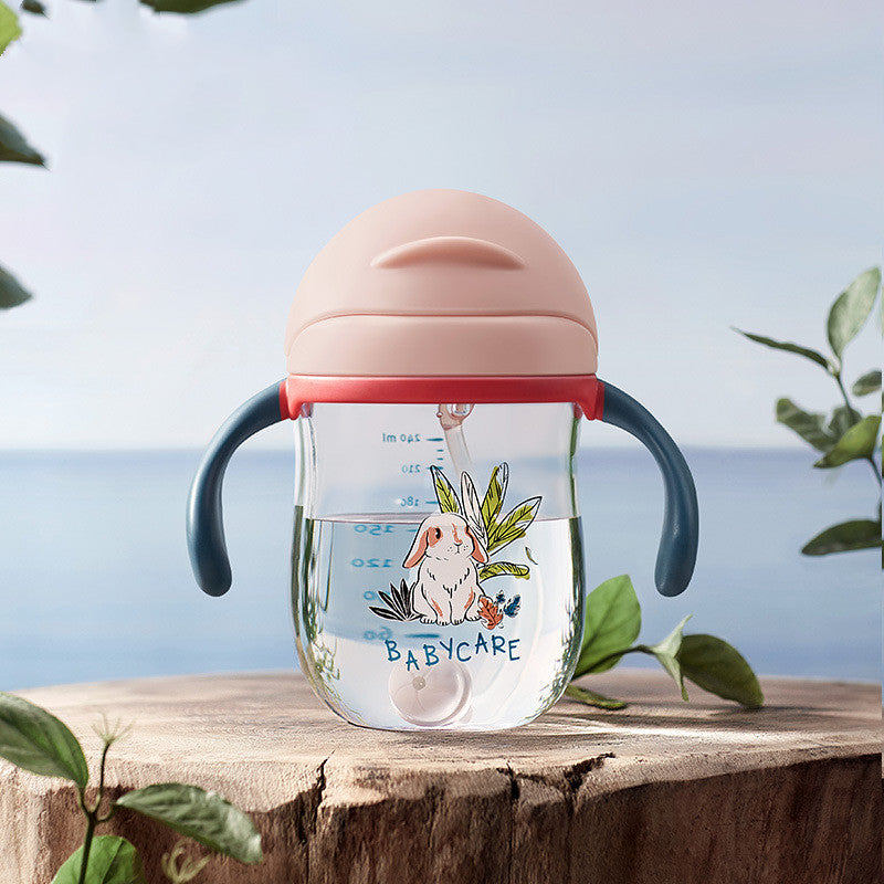 Baby Drinking Cup Baby Drinking Cup Dual-use Anti-choke With Handle PPSU Children's Duckbill Straw Cup